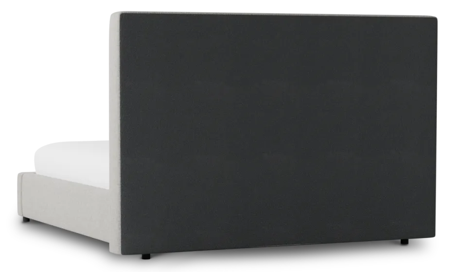 Gayton Elavation Khaki 54" Upholstered Platform Bed