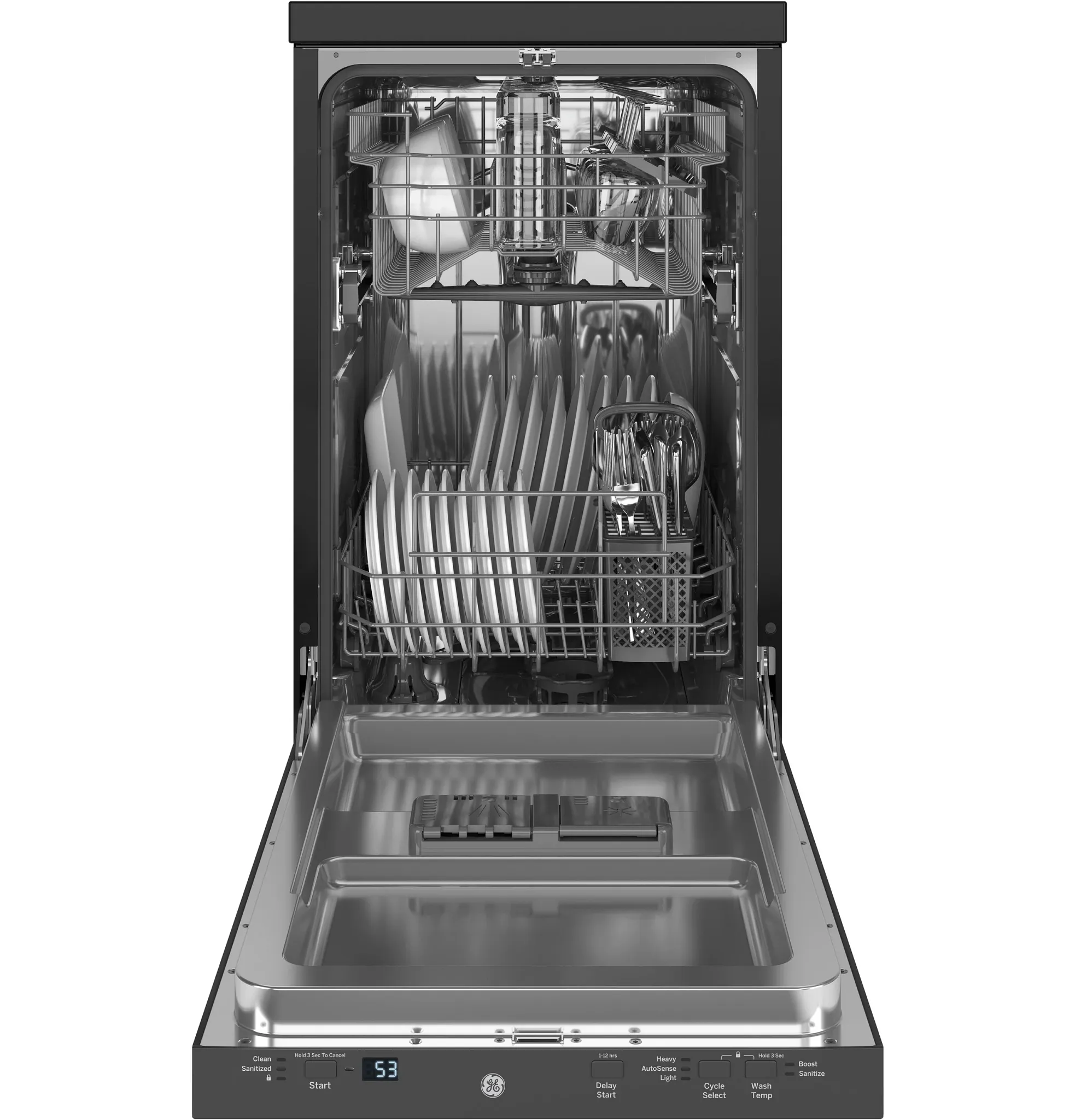 Ge Prpfile 145 Series Stainless Steel Portable Dishwasher