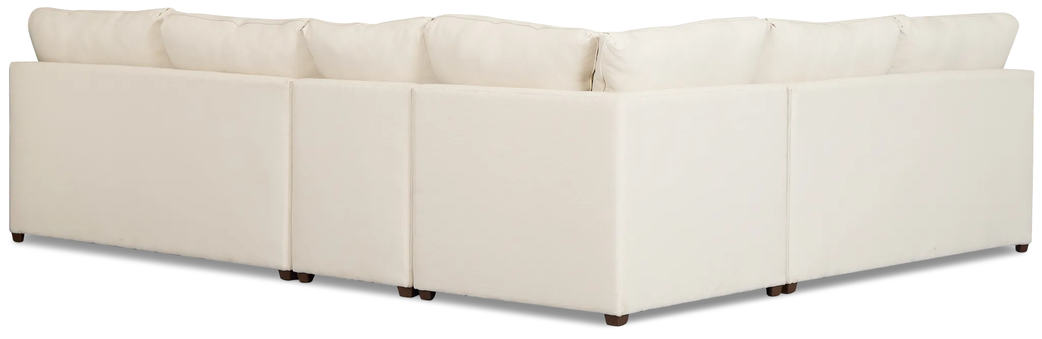 Tate Light Beige Fabric Medium Two-arm Sectional