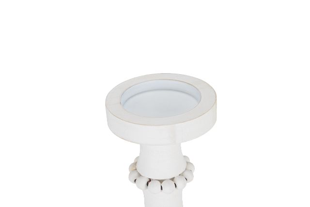 Brock White 11" Candle Holder