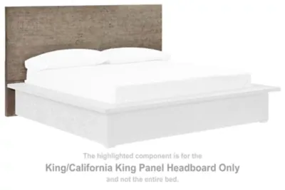 Langford Light Tone Wood Platform Headboard