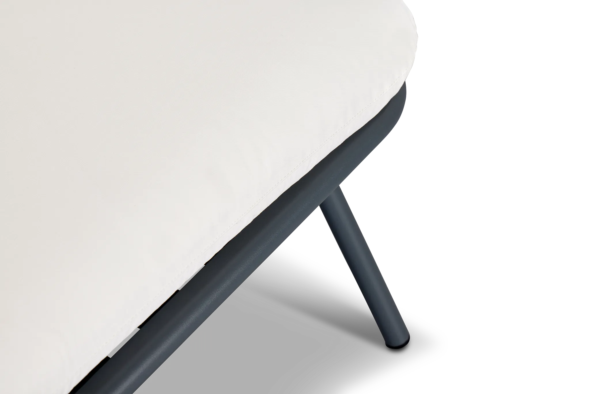 Malaga Gray White Arm Chair