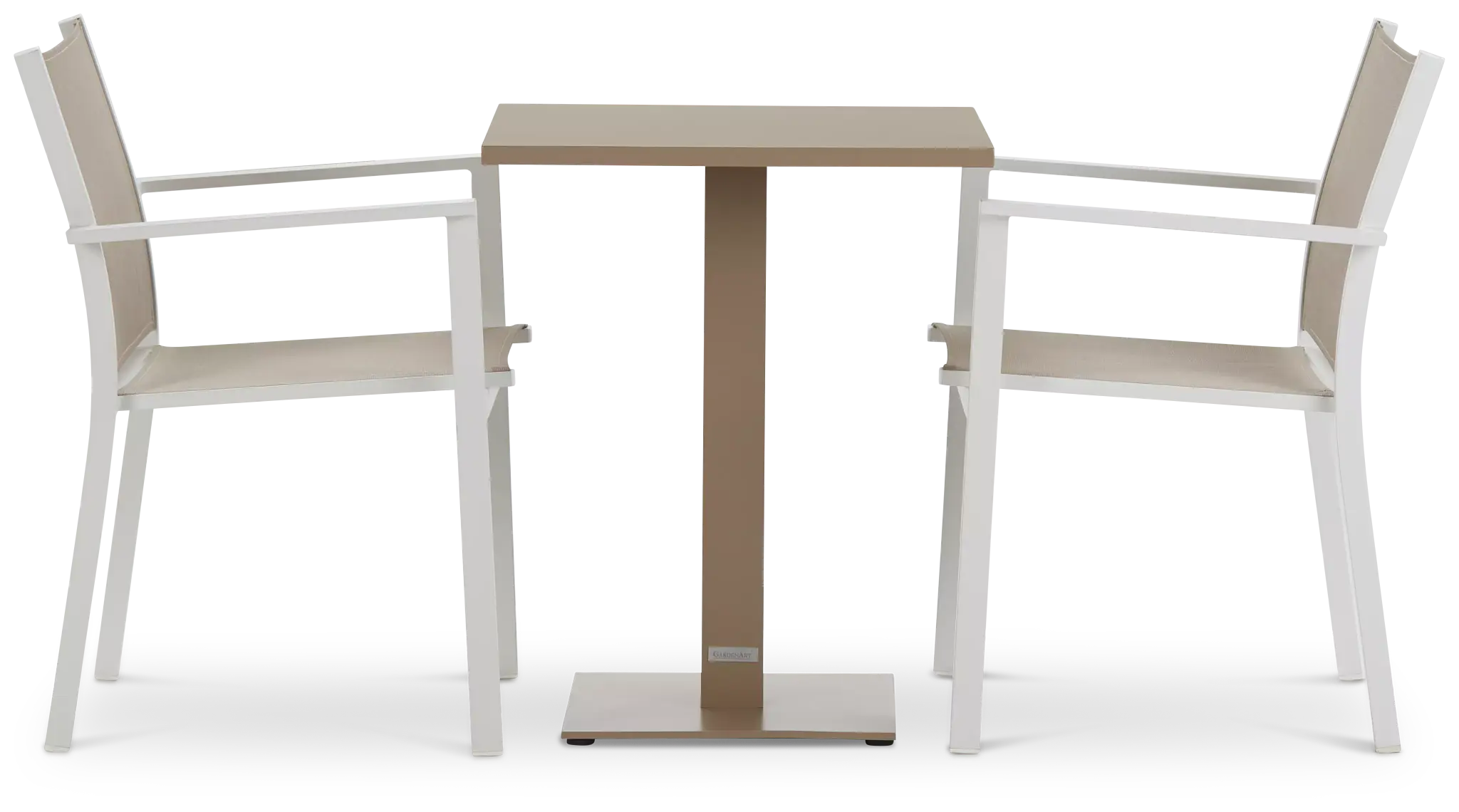 Aventura Champagne 23" Square Table & 2 Chairs Aventura Champagne 23" Square Table & 2 Chairs