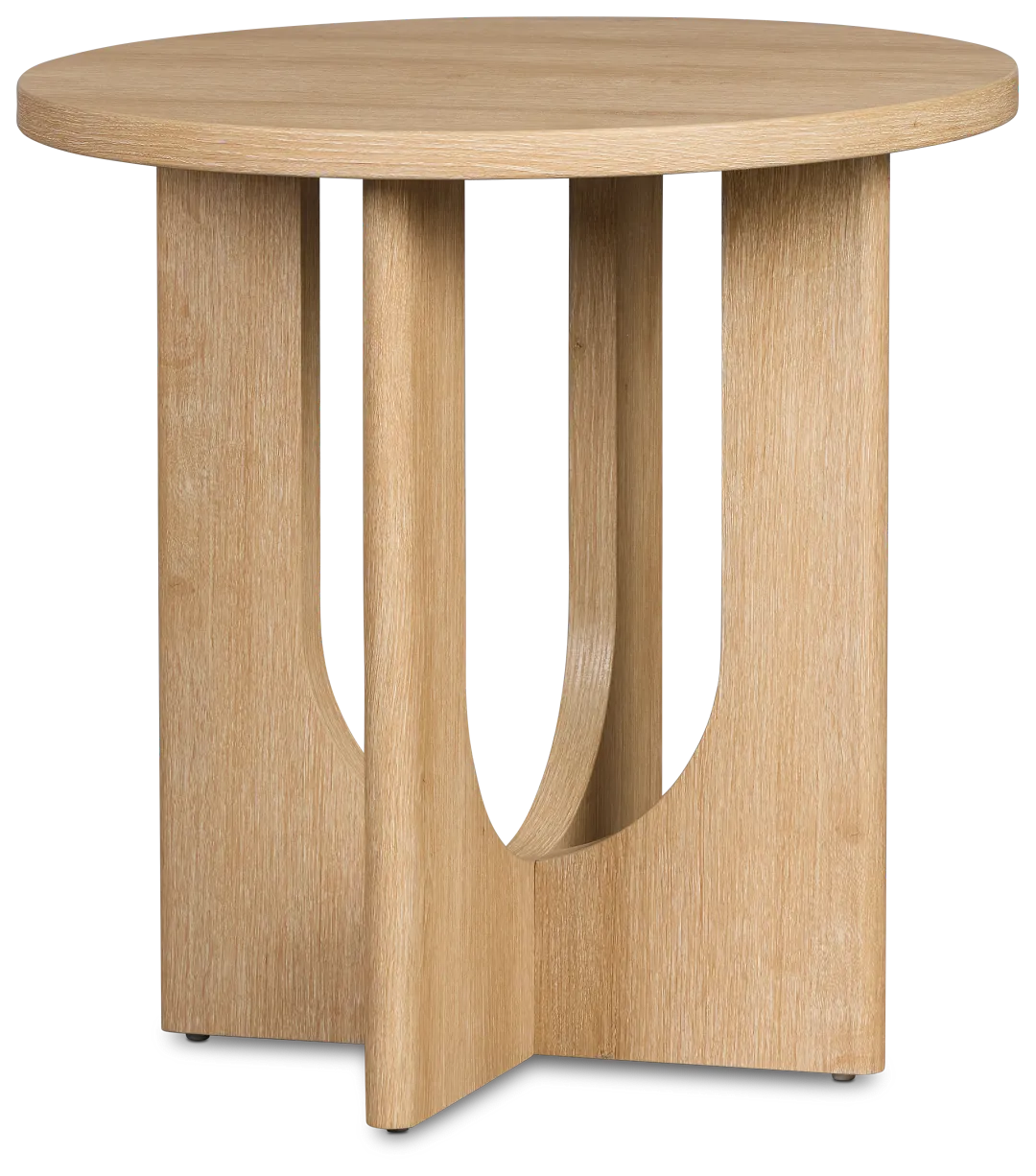 Lyndie Light Tone Round End Table