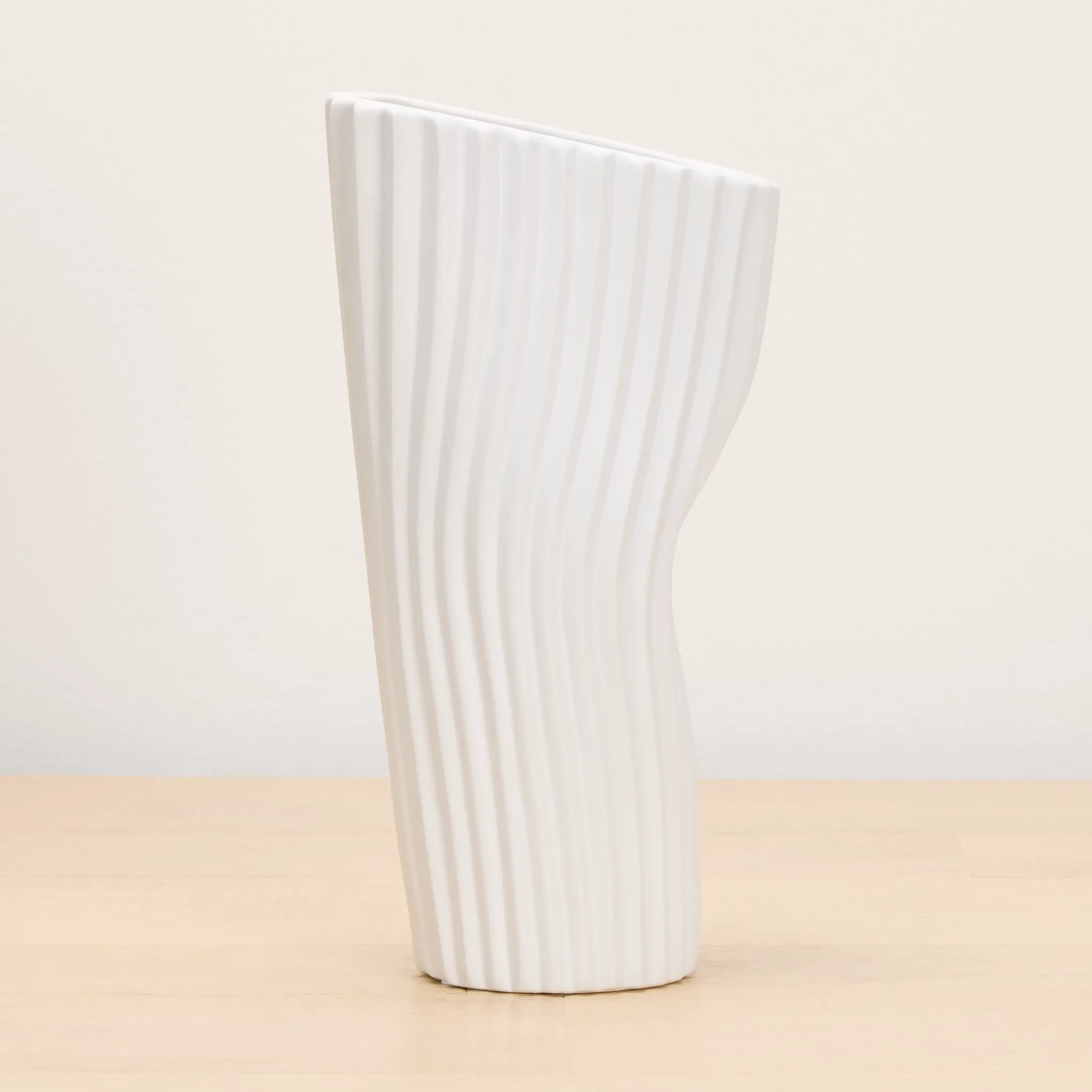 Euri White Large Vase