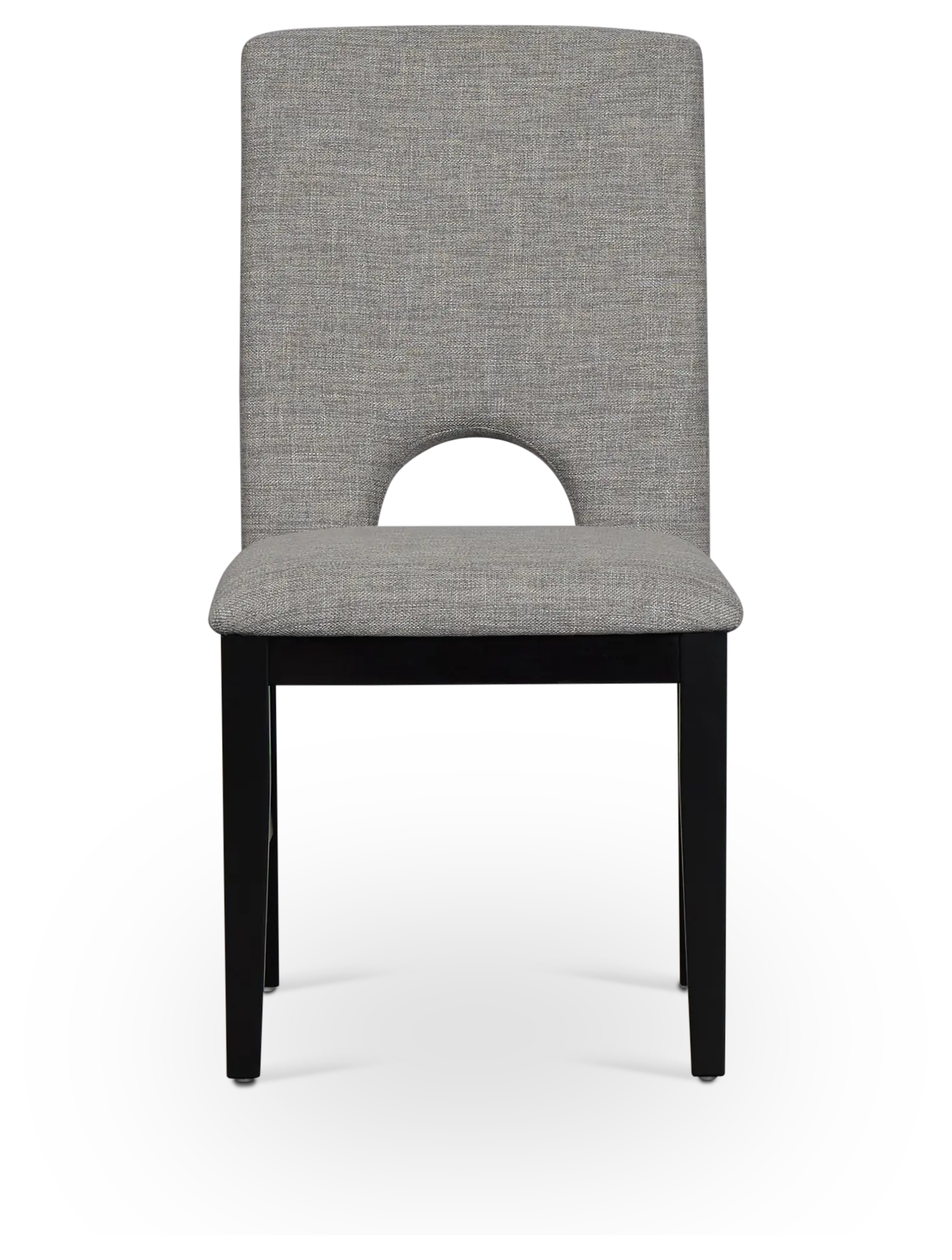 Oxford Gray Curved Upholstered Side Chair Oxford Gray Curved Upholstered Side Chair