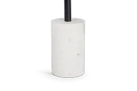 Graham Black Round End Table