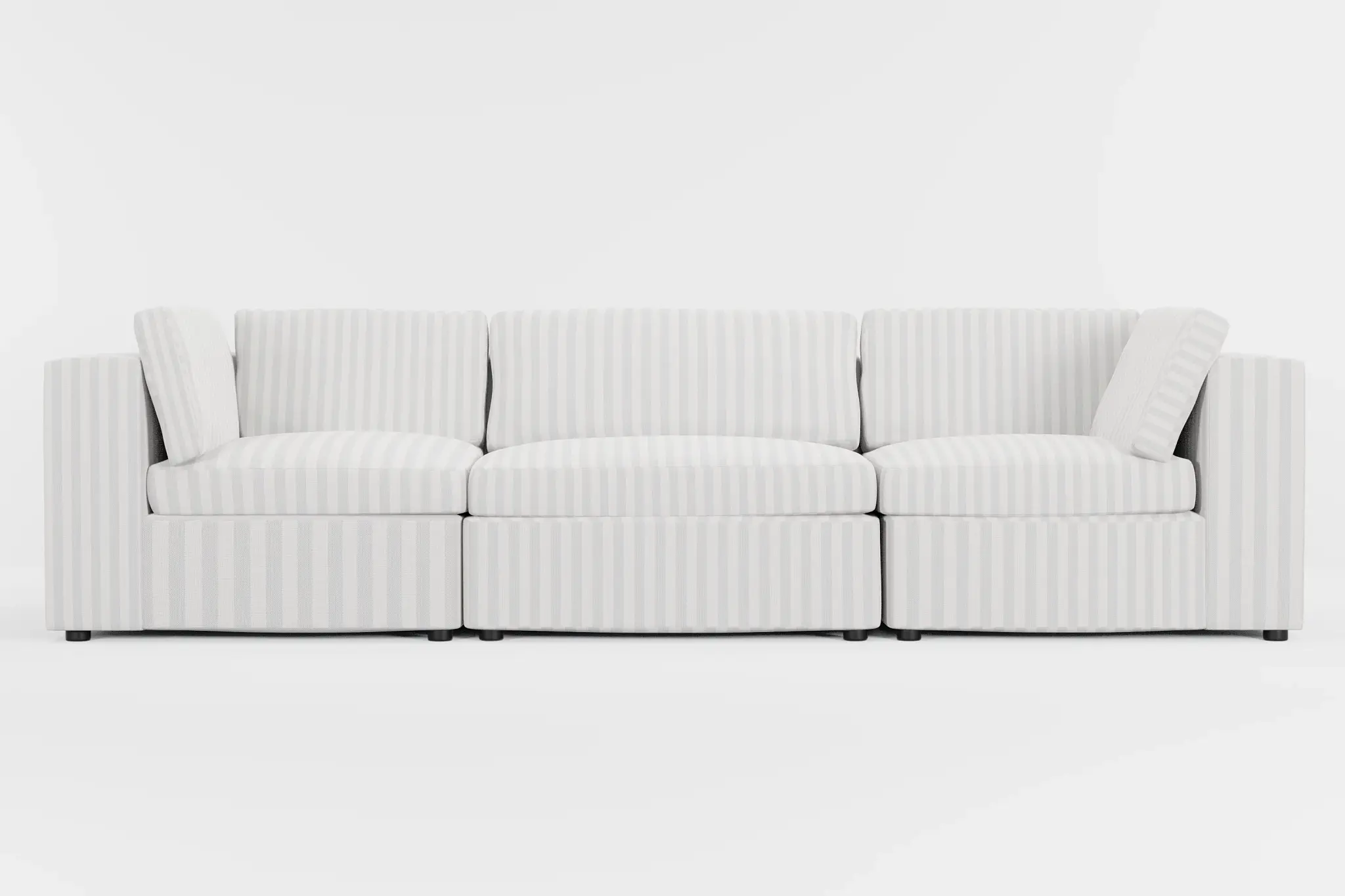 Destin Sea Lane Light Gray Fabric 3-piece Modular Sofa Destin Sea Lane Light Gray Fabric 3-piece Modular Sofa