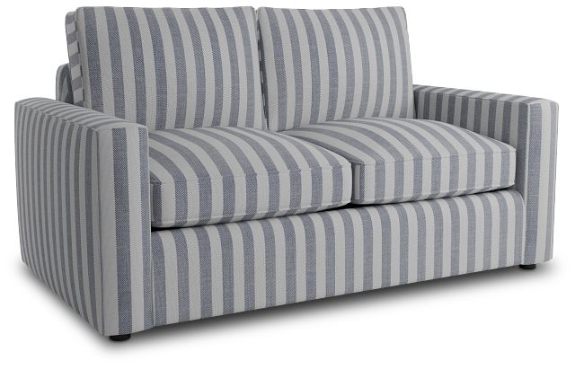 Siesta Sea Lane Dark Blue Fabric Loveseat