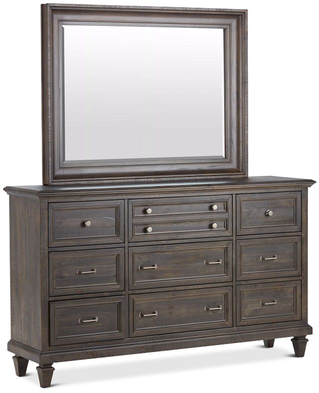 Sonoma Dark Tone Dresser & Mirror