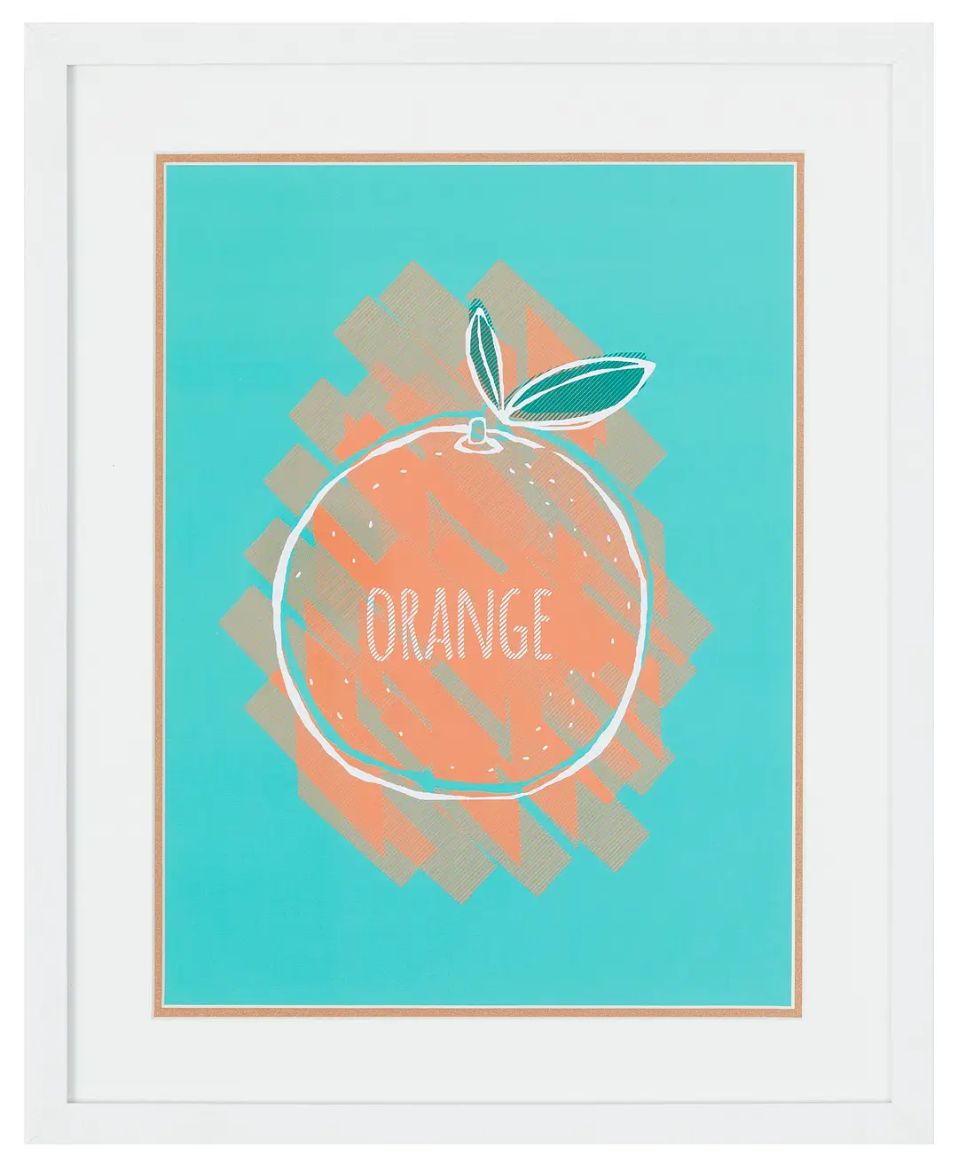 Orange Multicolored Framed Wall Art Orange Multicolored Framed Wall Art