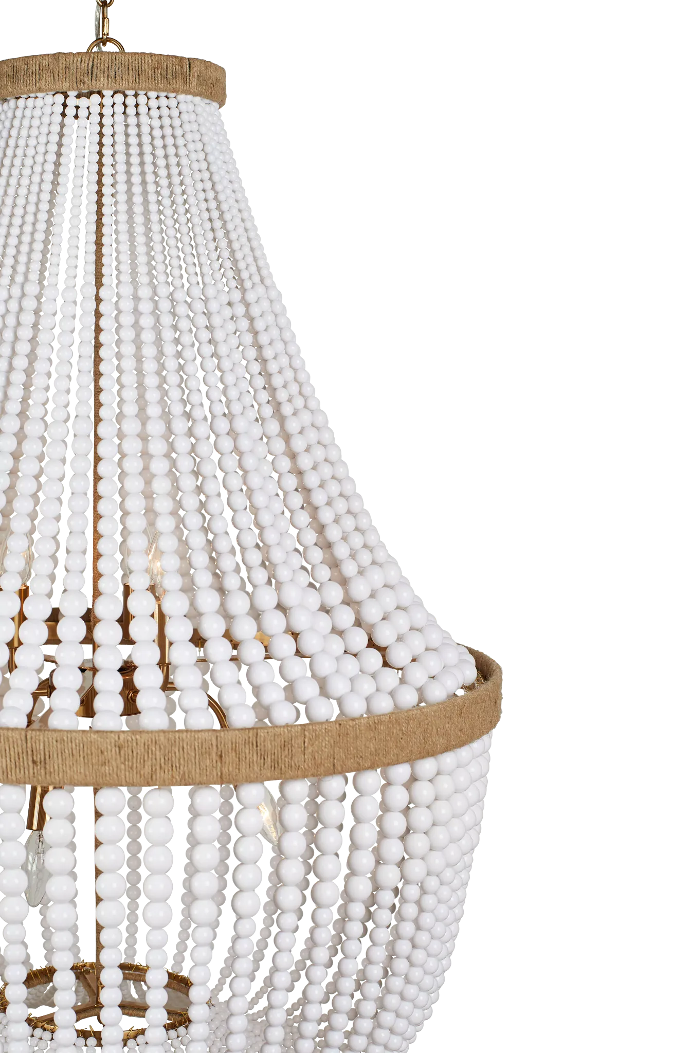 Larsen White Large Chandelier