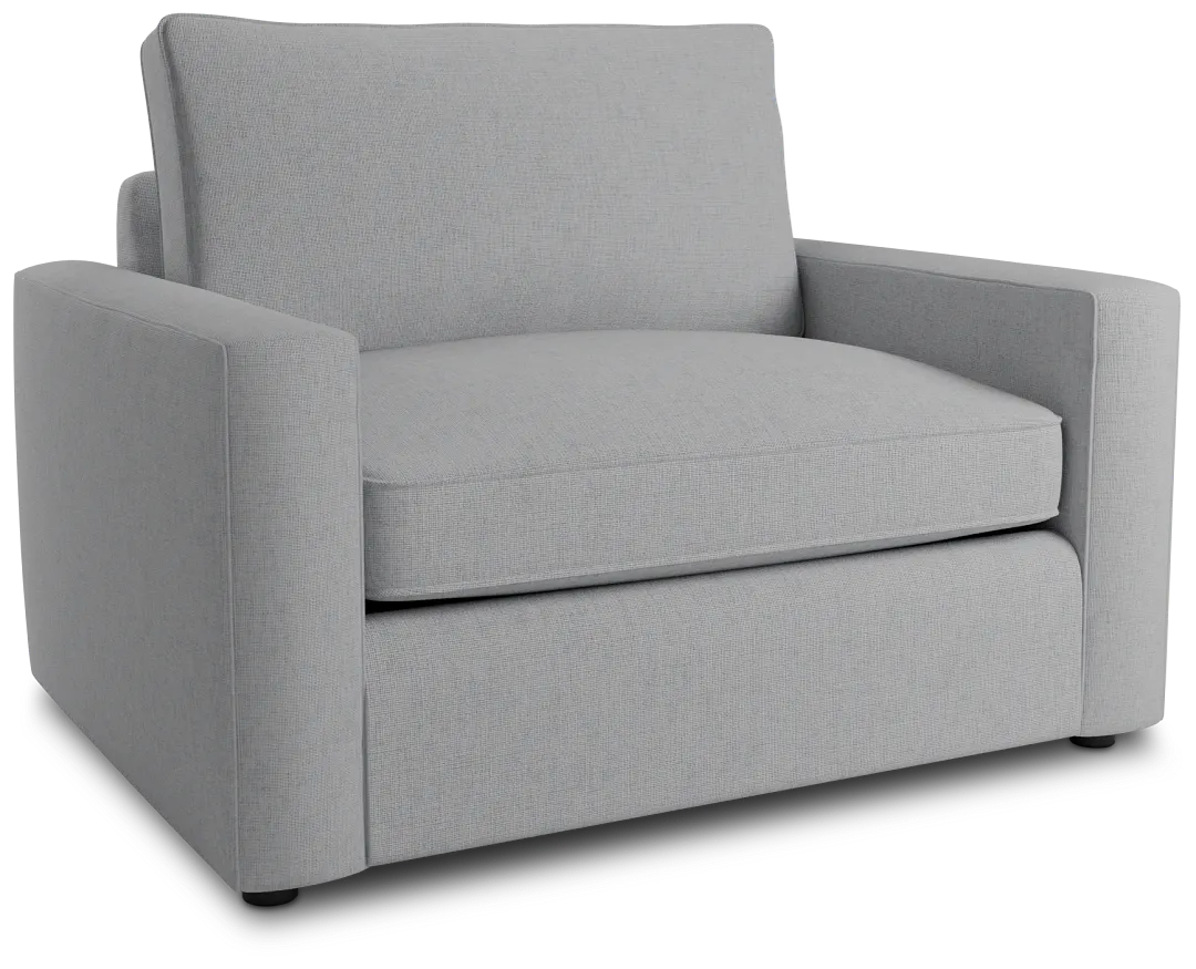 Siesta Delray Light Gray Fabric Cooling Memory Foam Sleeper