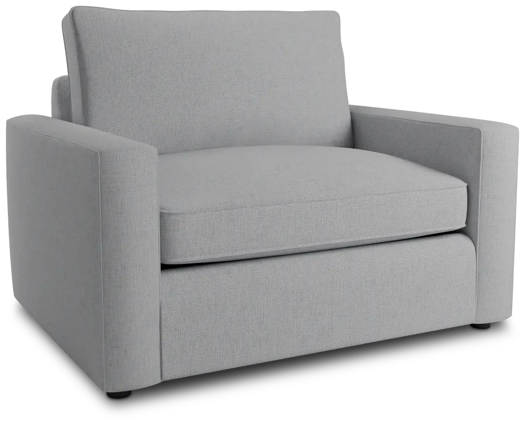 Siesta Delray Light Gray Fabric Cooling Memory Foam Sleeper Siesta Delray Light Gray Fabric Cooling Memory Foam Sleeper