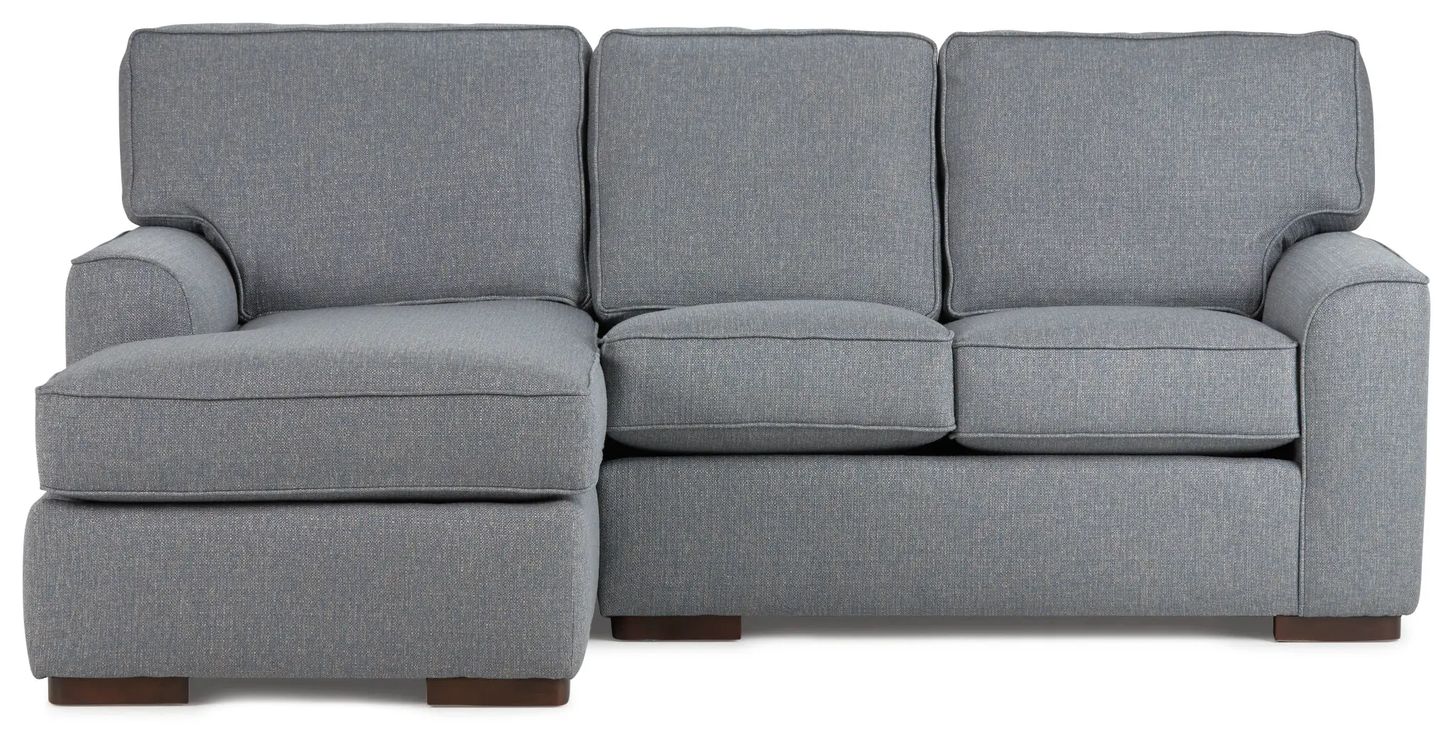 Austin Blue Fabric Left Chaise Sectional Austin Blue Fabric Left Chaise Sectional