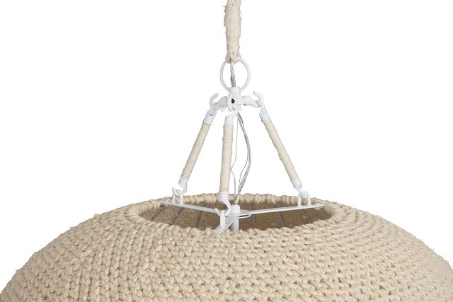 Waven White Pendant