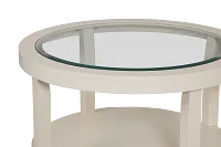 Hurley White Round Coffee Table