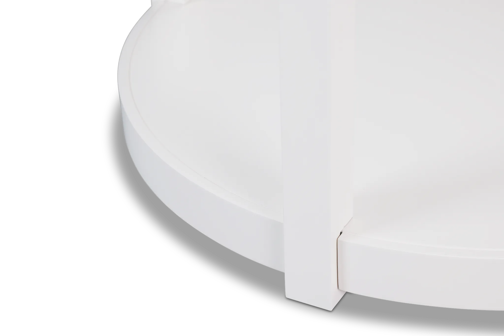 Hurley White Round Coffee Table