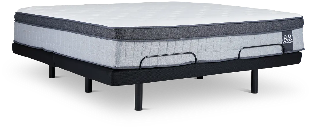 Rest & Renew By Zinus Pocket Innerspring 14" Plus Adjustable Mattress Set