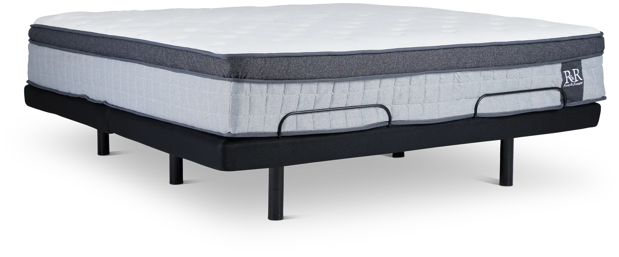 Rest & Renew By Zinus Pocket Innerspring 14" Plus Adjustable Mattress Set Rest & Renew By Zinus Pocket Innerspring 14" Plus Adjustable Mattress Set