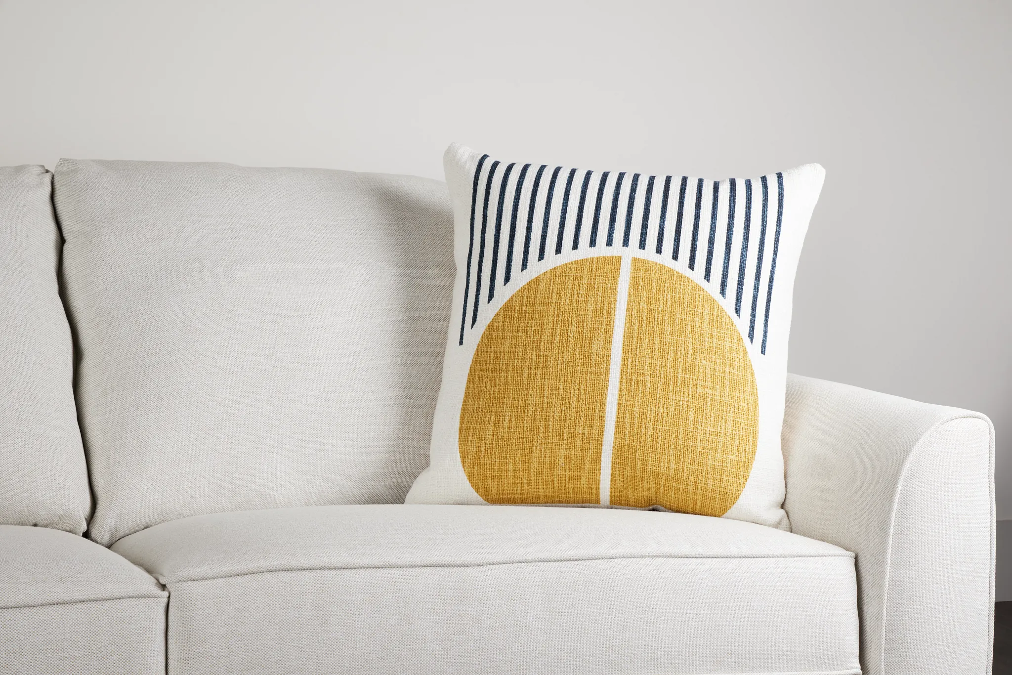 Eliot Yellow 22" Accent Pillow