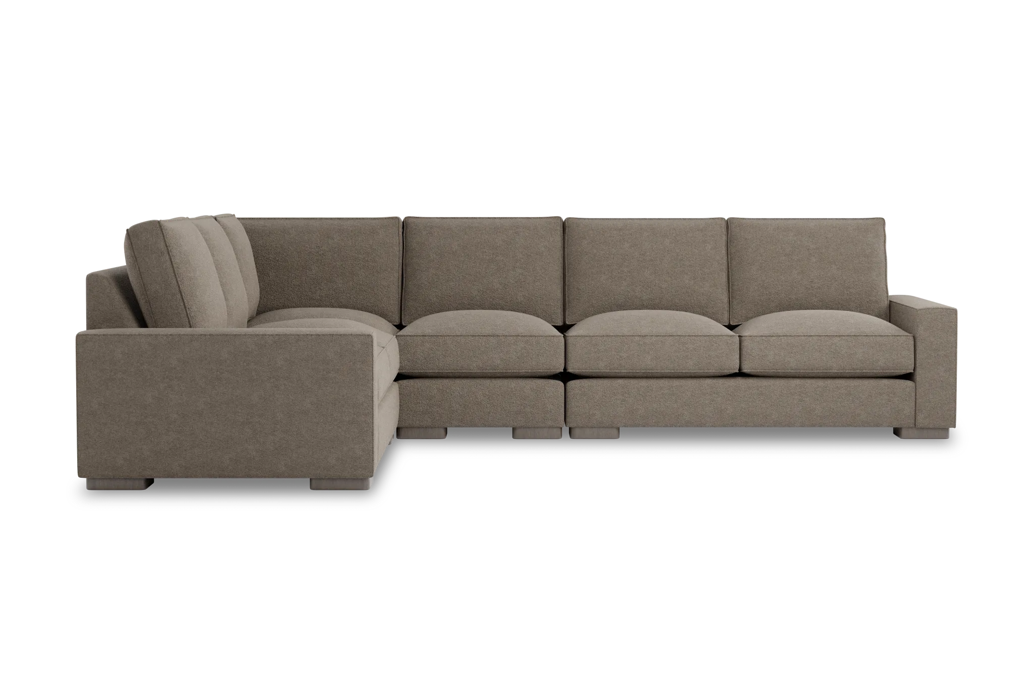 Edgewater Elite Brown Medium Two-arm Sectional