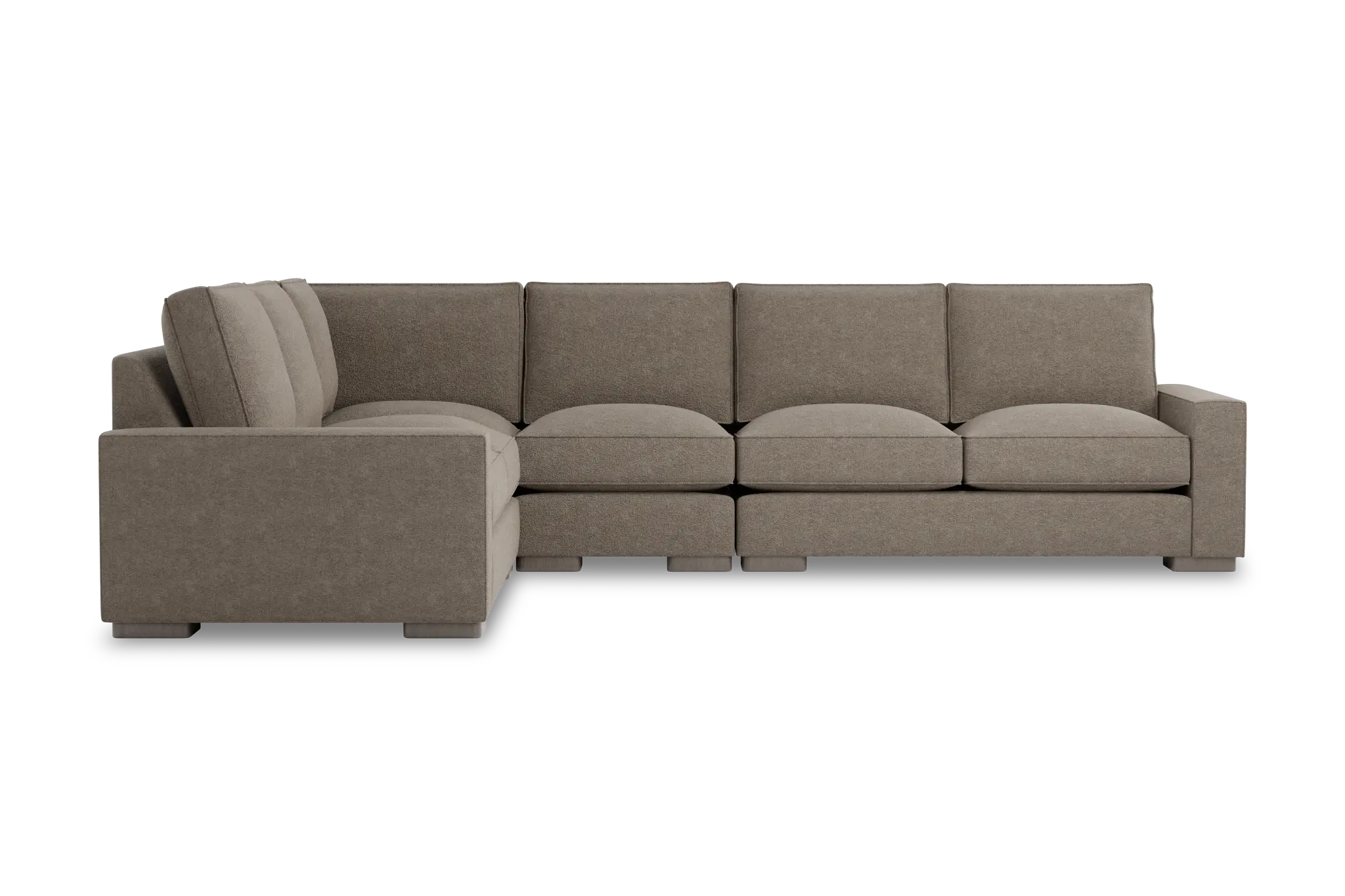 Edgewater Elite Brown Medium Two-arm Sectional Edgewater Elite Brown Medium Two-arm Sectional