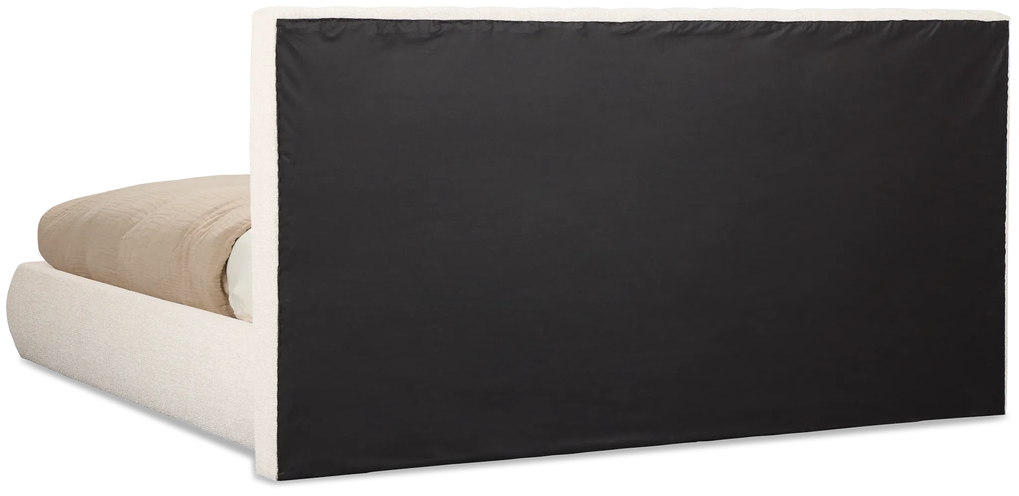 Nomad Light Beige Uph Platform Bed