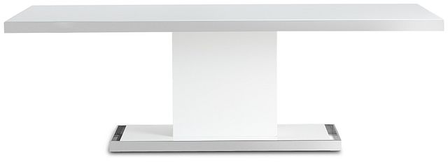 Miami White 94" Rectangular Table