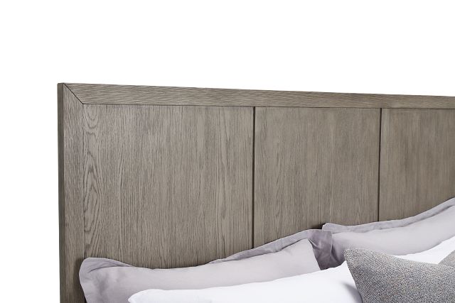 Alden Gray Wood Platform Bed
