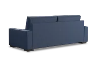 Edgewater Revenue Dark Blue 96" Sofa W/ 2 Cushions