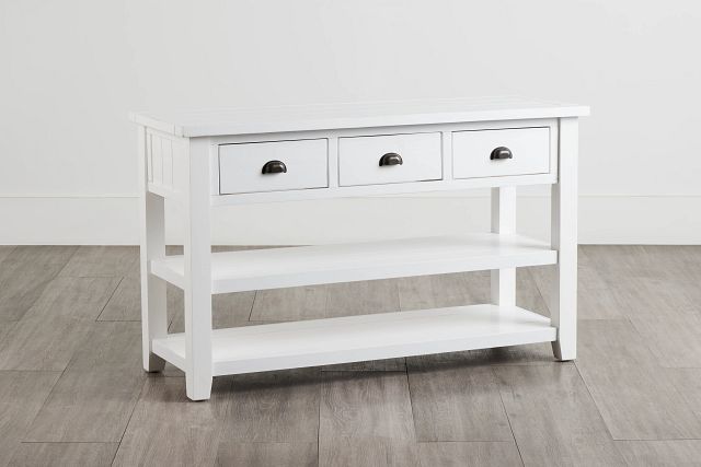 Bismark White Sofa Table (0)