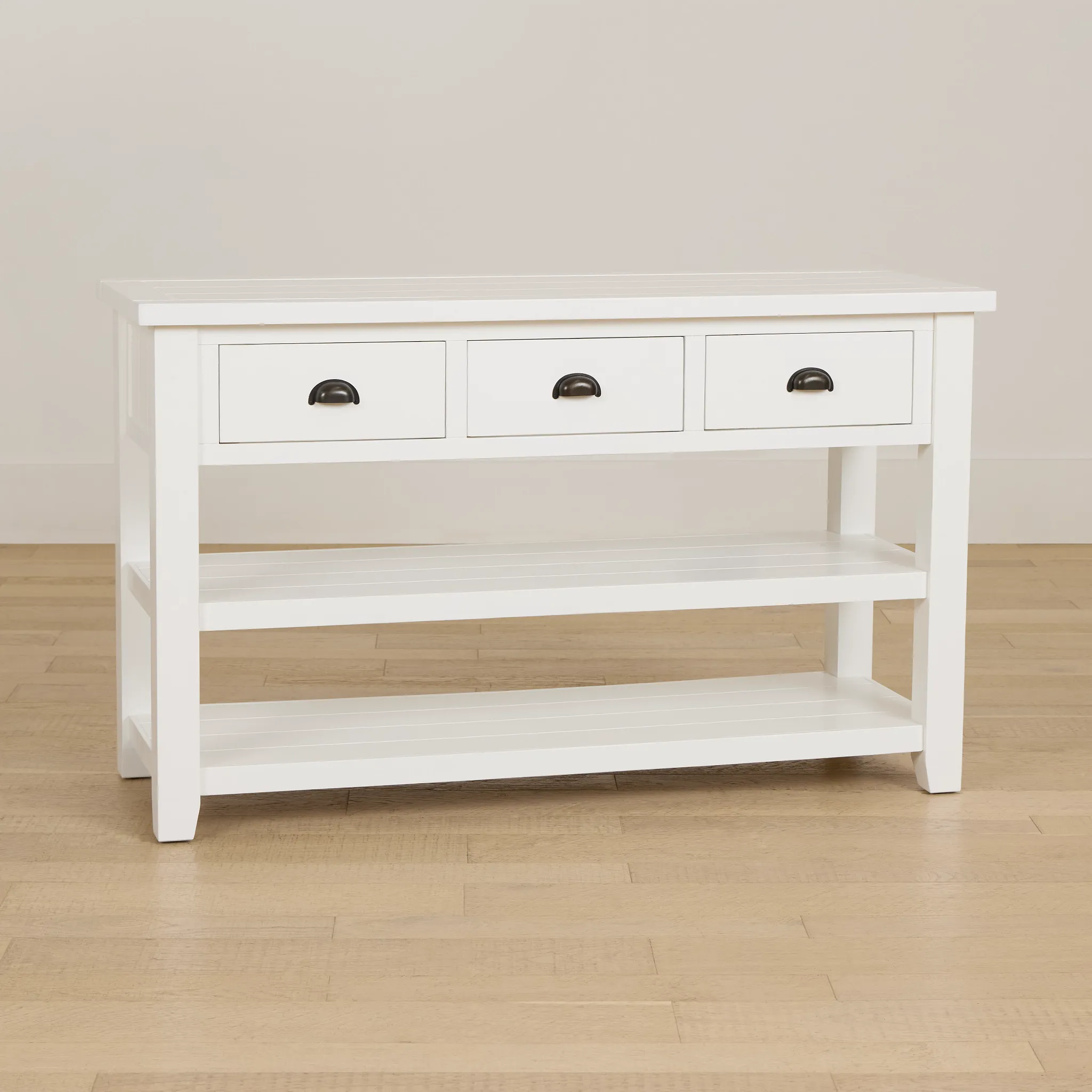 Bismark White Sofa Table