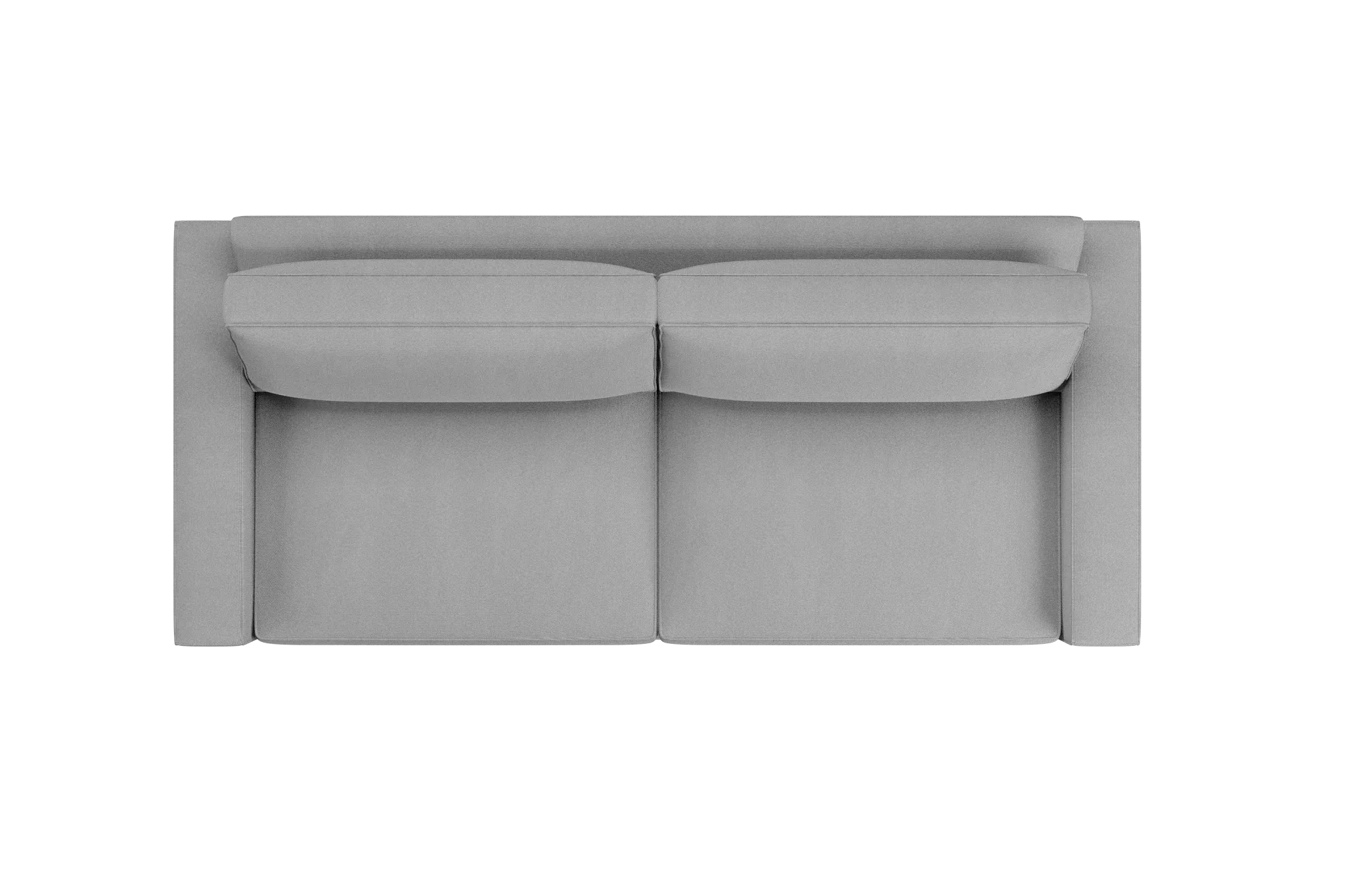 Edgewater Delray Light Gray 96" Sofa W/ 2 Cushions