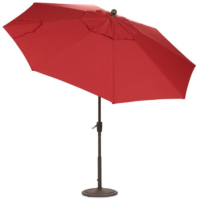 Maui Red Umbrella Set (3)
