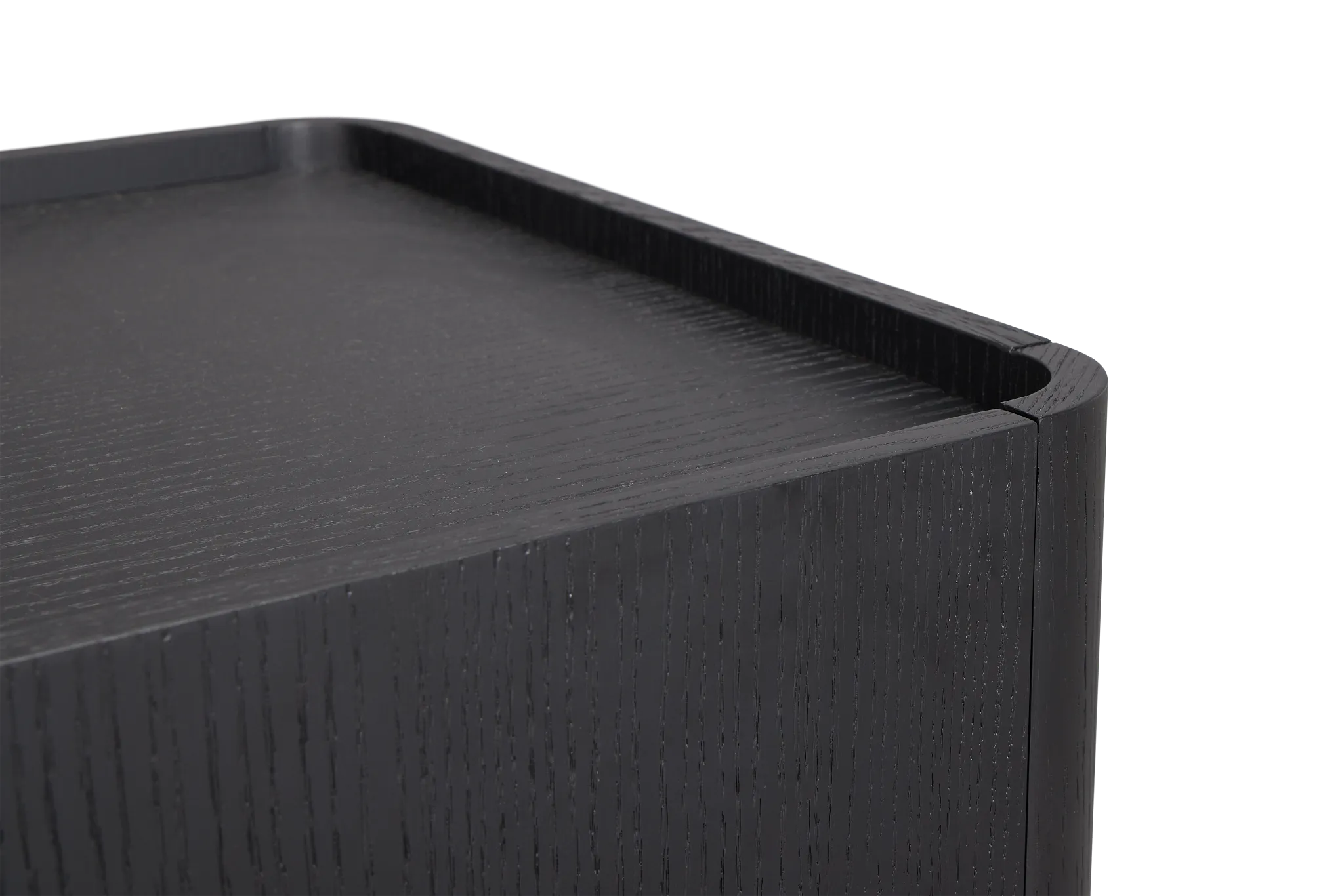 Nomad Black 2-drawer Nightstand