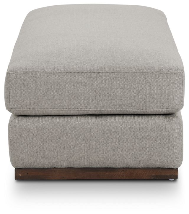 Mckenzie Light Gray Rect Ottoman