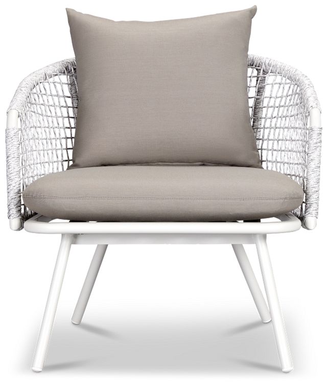 Malaga White Gray Arm Chair (1)