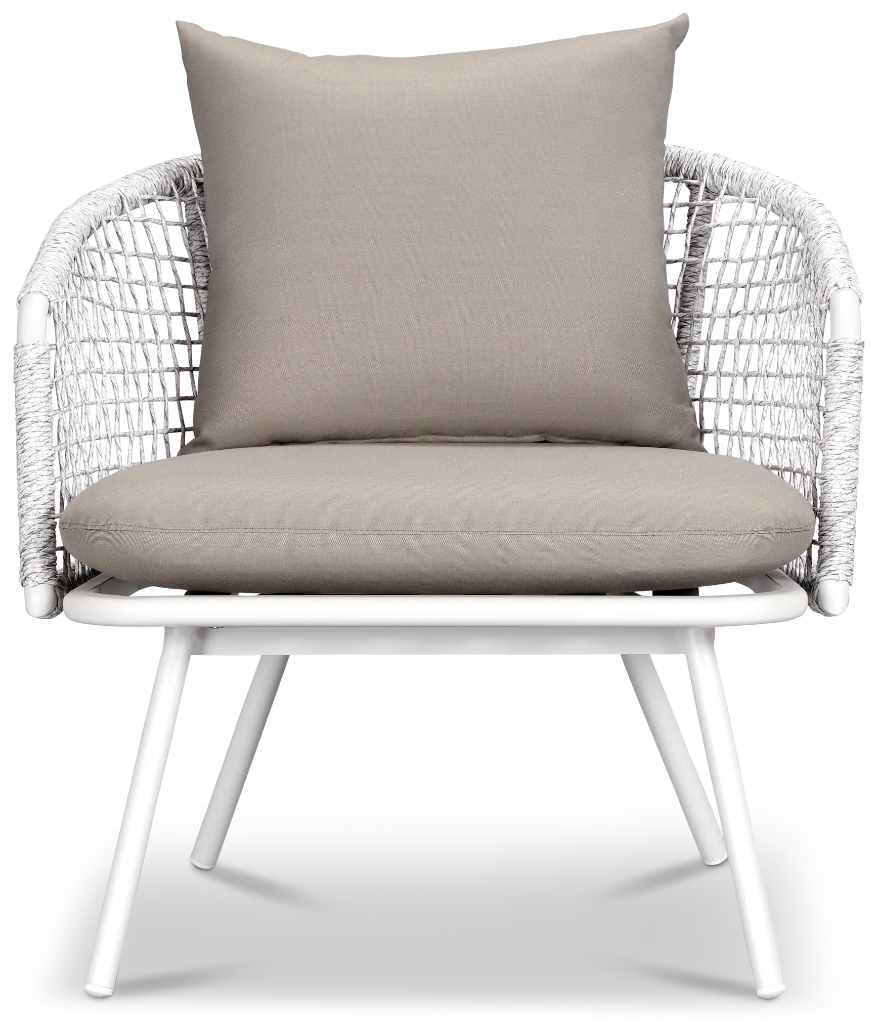 Malaga White Gray Arm Chair Malaga White Gray Arm Chair