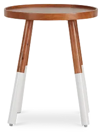 Daisy Mid Tone Round End Table