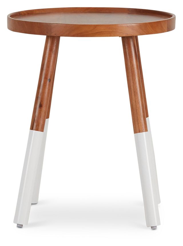 Daisy Mid Tone Round End Table