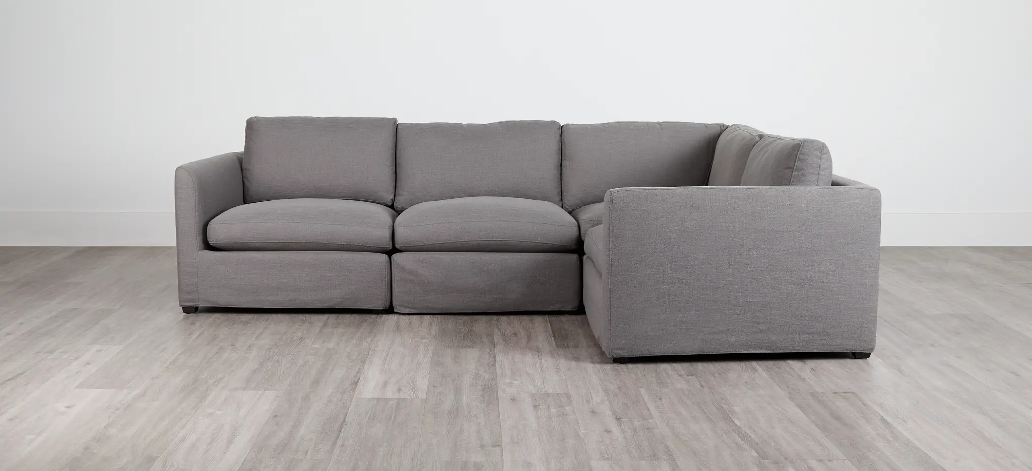Willow Gray Fabric Small Two-arm Sectional Willow Gray Fabric Small Two-arm Sectional