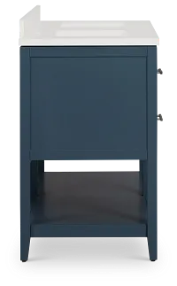 Alden Blue 60" Double Bathroom Vanity
