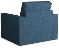 Citymod Blue Fabric Swivel Chair