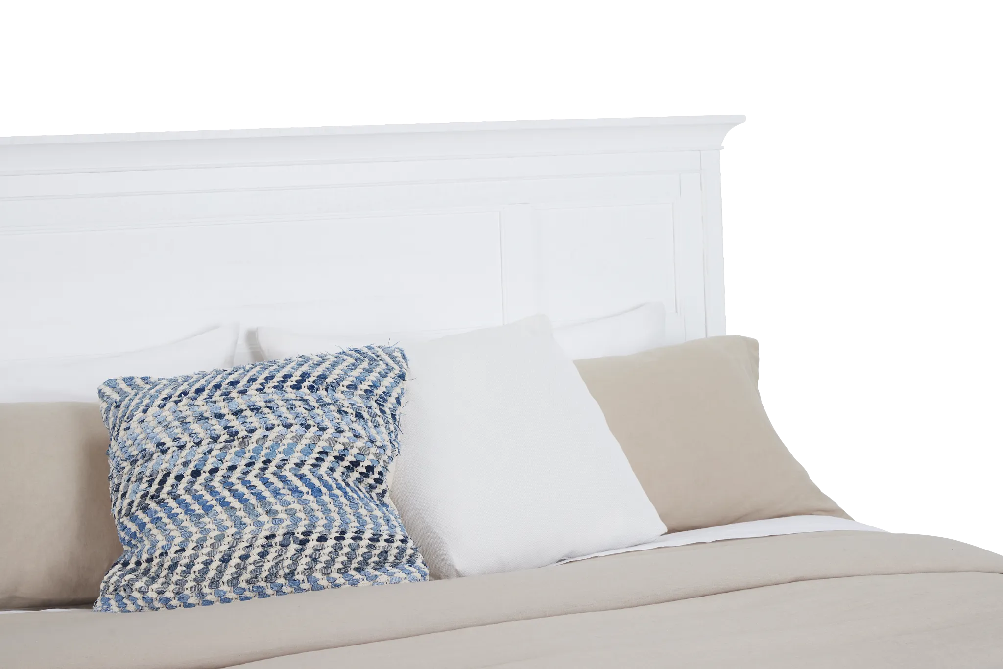 Heron Cove White Panel Storage Bed