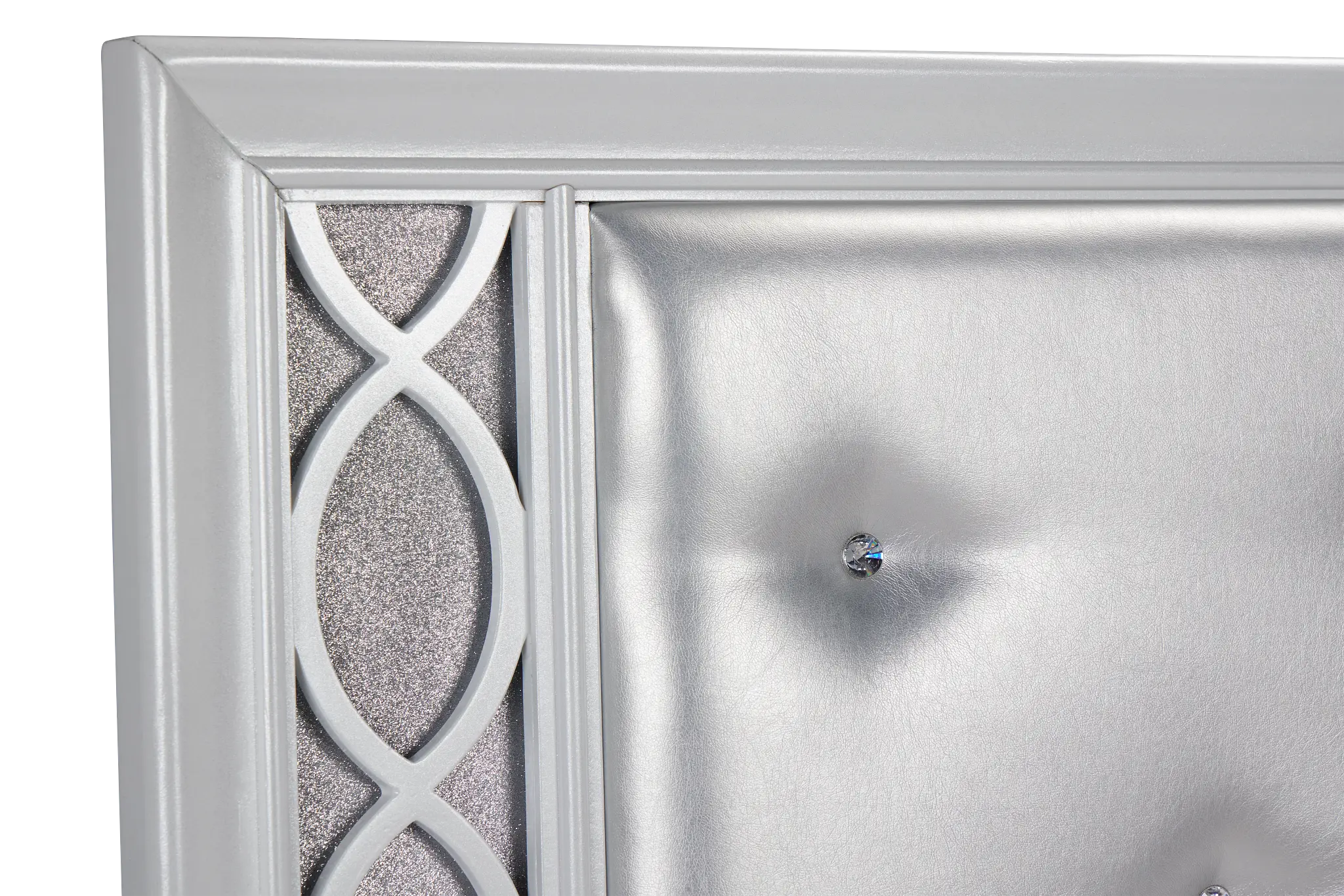 Valentina White Uph Panel Bed Valentina White Uph Panel Bed