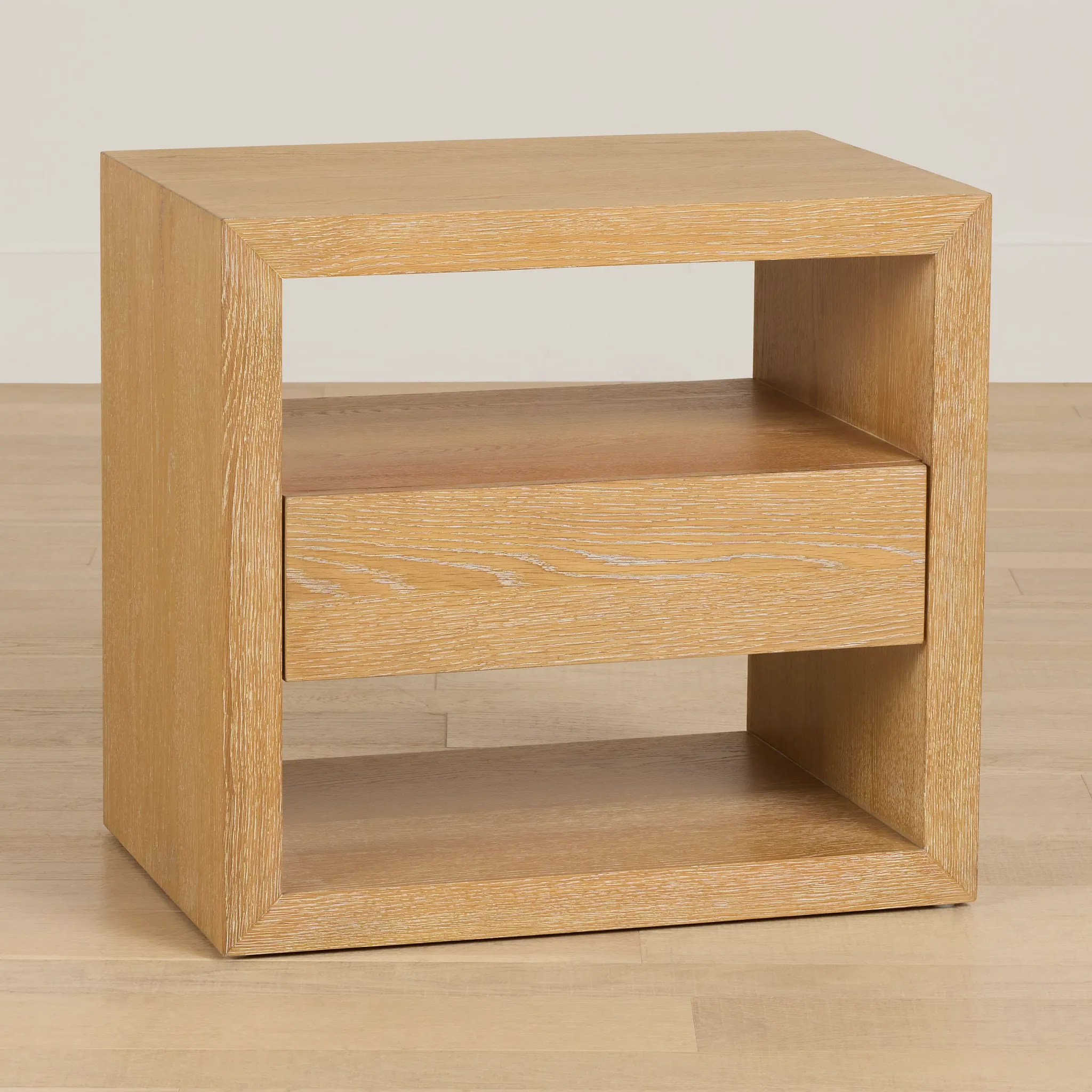 Nantucket Light Tone Open Nightstand