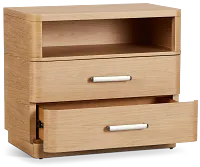 Malibu Light Tone Wood Nightstand