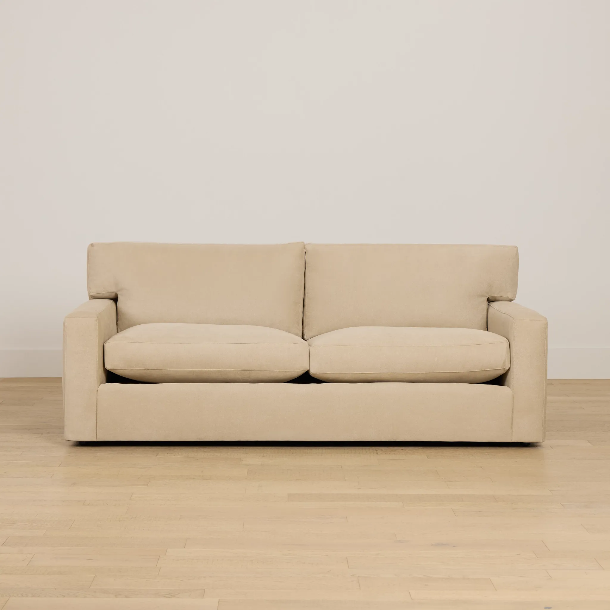 Hudson Beige Fabric Sofa