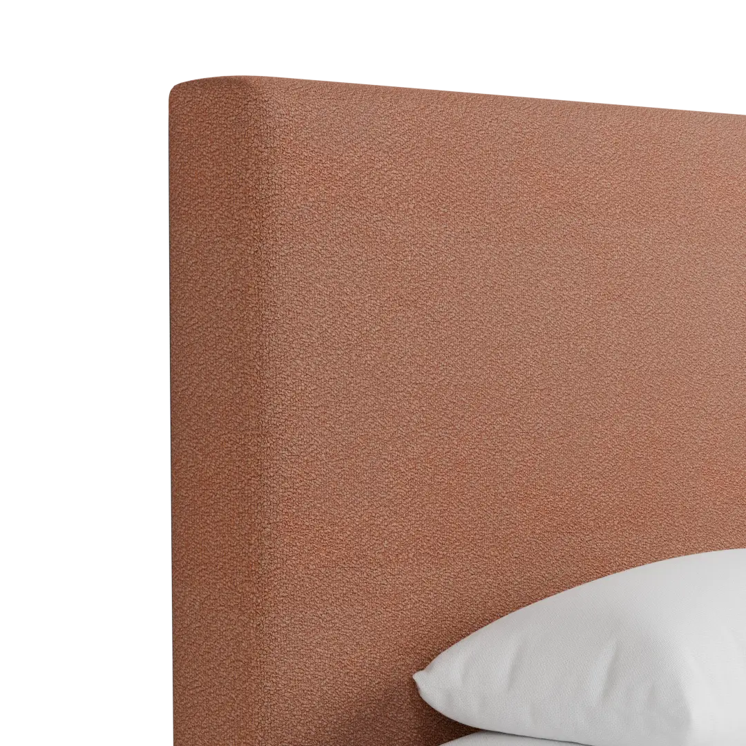 Grayton Sutton Orange 54" Upholstered Platform Bed Grayton Sutton Orange 54" Upholstered Platform Bed